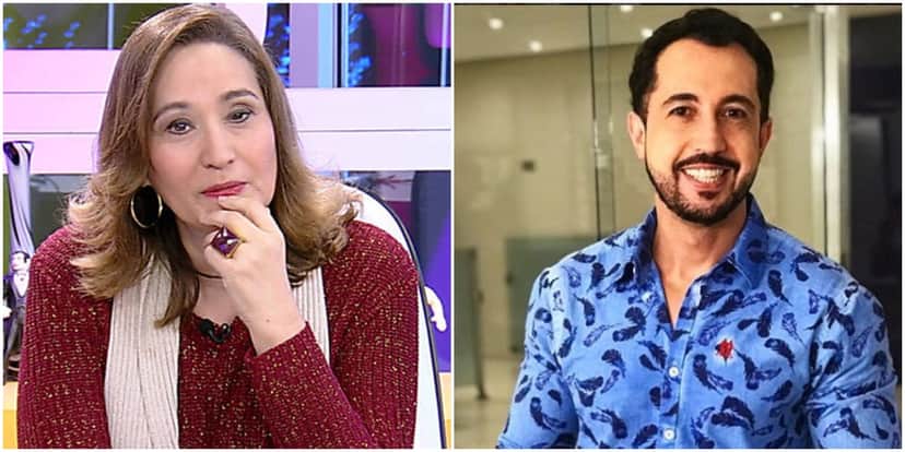 Sônia Abrão e Thiago Rocha trabalham juntos no A Tarde é Sua (Foto: Reprodução/ Montagem/ TV Foco) Sônia Abrão e Thiago Rocha trabalham juntos no A Tarde é Sua (Foto: Reprodução/ Montagem/ TV Foco)