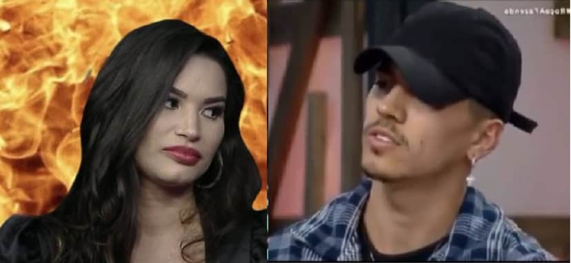 Raissa e Biel no reality show da Record TV (Foto: Reprodução) A Fazenda Raissa e Biel no reality show da Record TV (Foto: Reprodução) A Fazenda