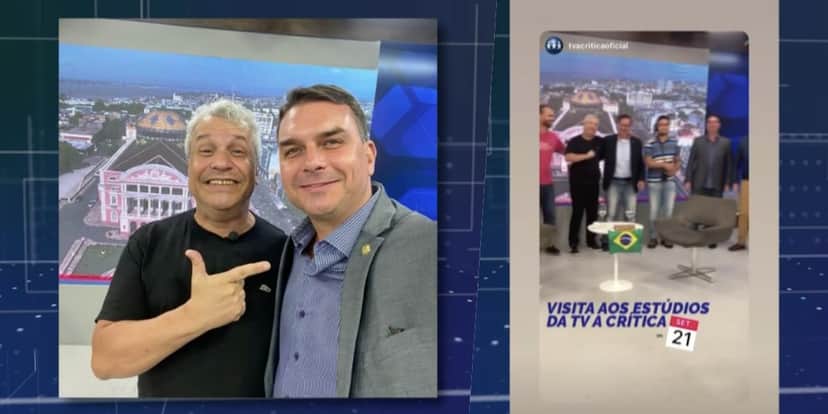 Sikêra Jr. apareceu na Globo, ganhando destaque ao lado de William Bonner (Foto: reprodução) Sikêra Jr. apareceu na Globo, ganhando destaque ao lado de William Bonner (Foto: reprodução)
