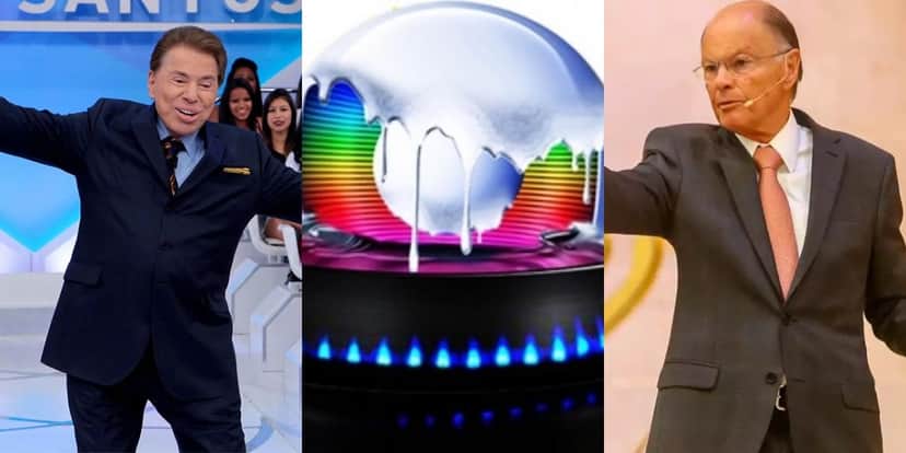 Silvio Santos e Edir Macedo já venceram a Globo (Foto: Reprodução/SBT/Record) Silvio Santos e Edir Macedo já venceram a Globo (Foto: Reprodução/SBT/Record)