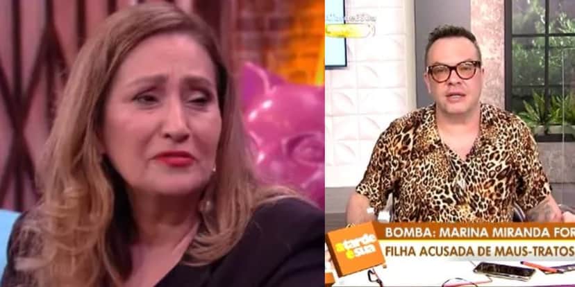 Sonia Abrão engasgou no "A Tarde é Sua" (Foto: Reprodução/RedeTV!) Sonia Abrão engasgou no "A Tarde é Sua" (Foto: Reprodução/RedeTV!)