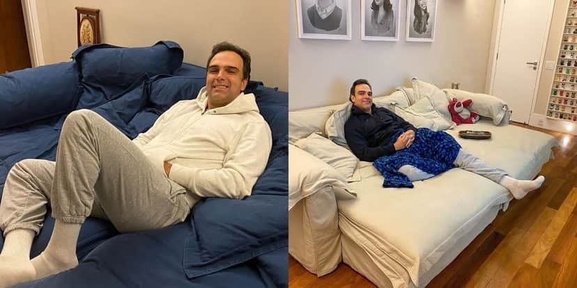 Tadeu Schmidt tem 1.92 (Foto: Reprodução/Instagram) Tadeu Schmidt tem 1.92 (Foto: Reprodução/Instagram)