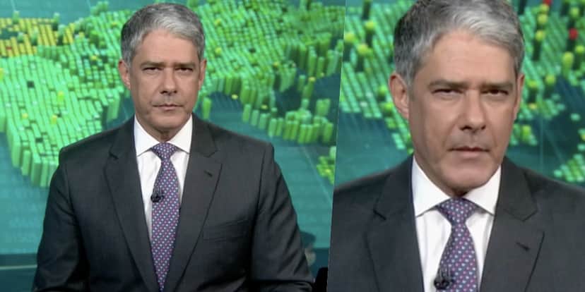 William Bonner no comando do 'Jornal Nacional' (Foto: reprodução/Globo) William Bonner no comando do 'Jornal Nacional' (Foto: reprodução/Globo)
