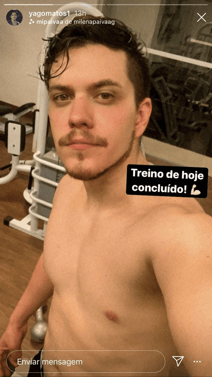 Yago Matos, filho da cantora Joelma, em seus stories (Foto: reprodução/Instagram) Yago Matos, filho da cantora Joelma, em seus stories (Foto: reprodução/Instagram)