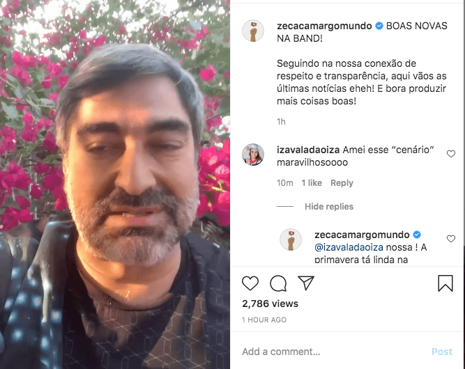 Zeca Camargo - (Reprodução/ Instagram) Zeca Camargo - (Reprodução/ Instagram)