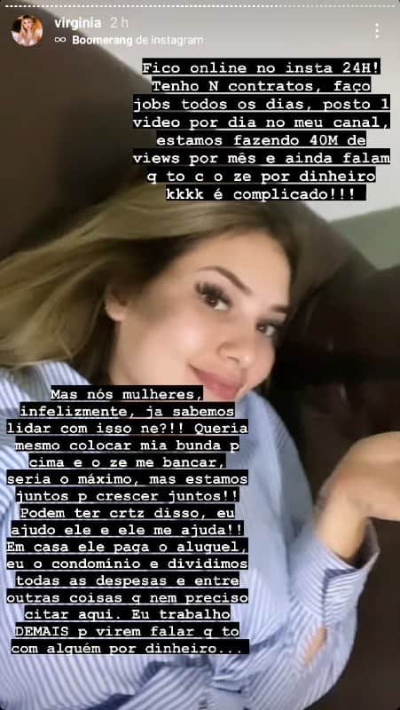 Virgínia e Zé Felipe esperam um filho e estão sendo criticados (Foto: Reprodução/ Instagram) Virgínia e Zé Felipe esperam um filho e estão sendo criticados (Foto: Reprodução/ Instagram)
