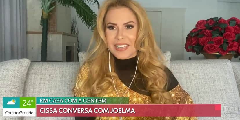 Joelma faz revelação no "É de Casa" e surpreende apresentadora (Foto: Reprodução/Gshow) Joelma faz revelação no "É de Casa" e surpreende apresentadora (Foto: Reprodução/Gshow)