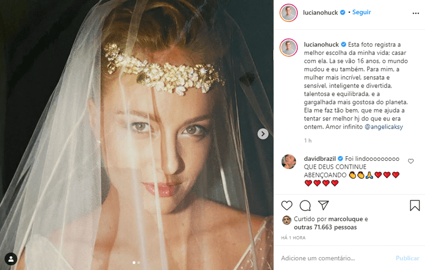 Casados á 16 anos (Reprodução/Instagram) Casados á 16 anos (Reprodução/Instagram)