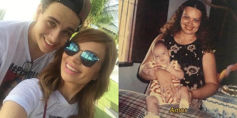 Cantora publica antes e depois ao lado do filho e fãs comentam (Foto: Reprodução/Instagram) Cantora publica antes e depois ao lado do filho e fãs comentam (Foto: Reprodução/Instagram)