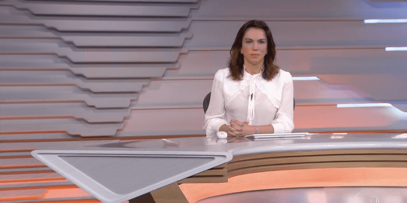 Ana Paula Araújo, âncora do 'Bom Dia Brasil' (Foto: reprodução/Globo) Ana Paula Araújo, âncora do 'Bom Dia Brasil' (Foto: reprodução/Globo)