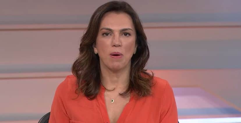 Ana Paula Araújo no "Bom Dia Brasil" de hoje (Foto: Reprodução/TV Globo) Ana Paula Araújo no "Bom Dia Brasil" de hoje (Foto: Reprodução/TV Globo)