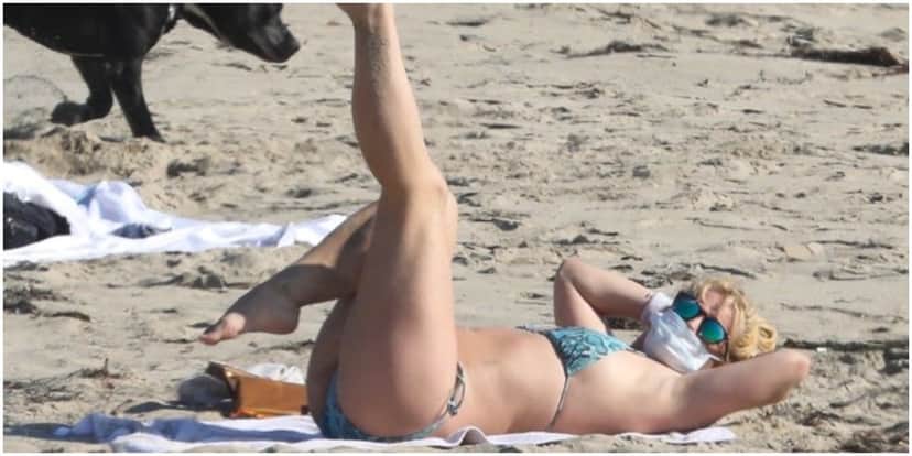Foto de Britney Spears que tem viralizado na web (Foto: Reprodução) Foto de Britney Spears que tem viralizado na web (Foto: Reprodução)