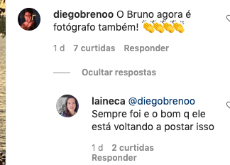 Fãs de Bruno falam sobre atual momento do cantor (Foto: Reprodução/ Instagram) Fãs de Bruno falam sobre atual momento do cantor (Foto: Reprodução/ Instagram)