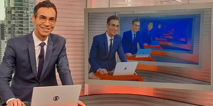 César Tralli pode apresentar o "Jornal Nacional", da Globo (Foto: Reprodução/Instagram) César Tralli pode apresentar o "Jornal Nacional", da Globo (Foto: Reprodução/Instagram)