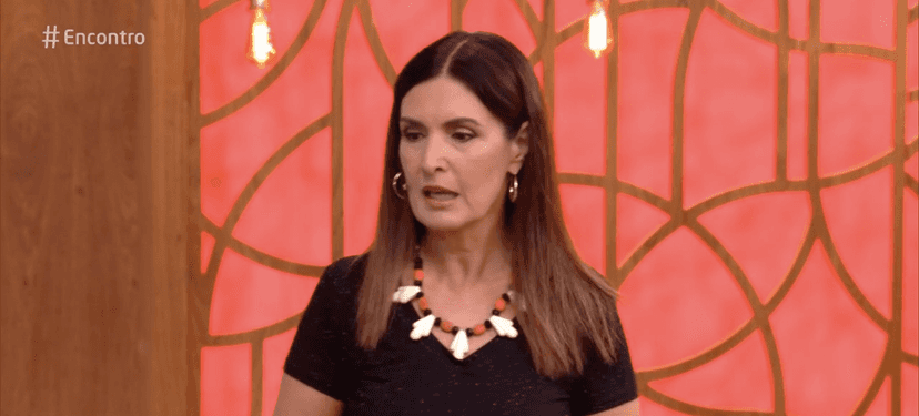 Fátima Bernardes ao vivo durante o 'Encontro' (Foto: reprodução/Globo) Fátima Bernardes ao vivo durante o 'Encontro' (Foto: reprodução/Globo)