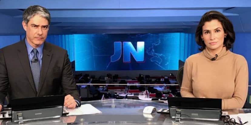 William Bonner e Renata Vasconcellos no "Jornal Nacional" (Foto: Reprodução/TV Globo) William Bonner e Renata Vasconcellos no "Jornal Nacional" (Foto: Reprodução/TV Globo)