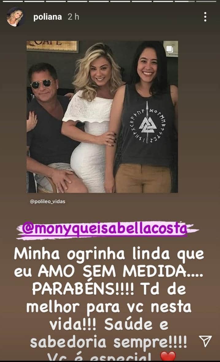 Esposa de Leonardo parabenizou enteada e a chamou de 'ogra' (Foto: Reprodução/ Instagram) Esposa de Leonardo parabenizou enteada e a chamou de 'ogra' (Foto: Reprodução/ Instagram)