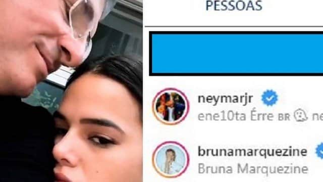 Pai de Bruna Marquezine começou a seguir Neymar (Foto: Reprodução) Pai de Bruna Marquezine começou a seguir Neymar (Foto: Reprodução)