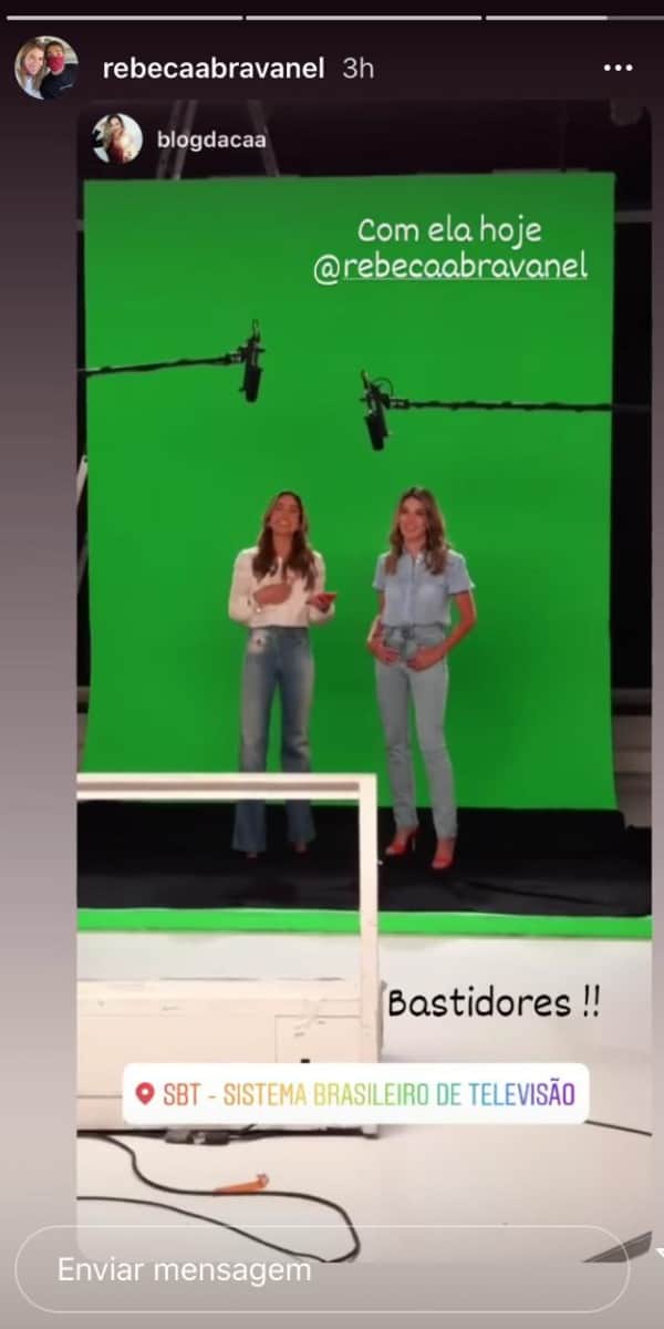 Patrícia Abravanel e Rebeca Abravanel nos estúdios do SBT (Foto: Reprodução/Instagram) Patrícia Abravanel e Rebeca Abravanel nos estúdios do SBT (Foto: Reprodução/Instagram)