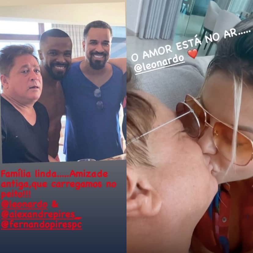 Poliana Rocha surgiu romântica com Leonardo após viajar (Foto: reprodução/Instagram) Poliana Rocha surgiu romântica com Leonardo após viajar (Foto: reprodução/Instagram)