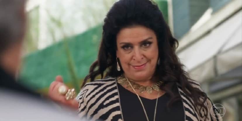 Teodora em cena de Haja Coração Teodora em cena de Haja Coração