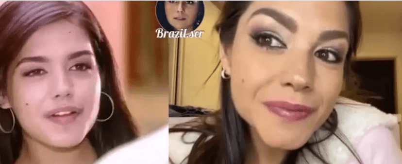 Thais Fersoza antes e depois (Foto: Reprodução) Globo Thais Fersoza antes e depois (Foto: Reprodução) Globo