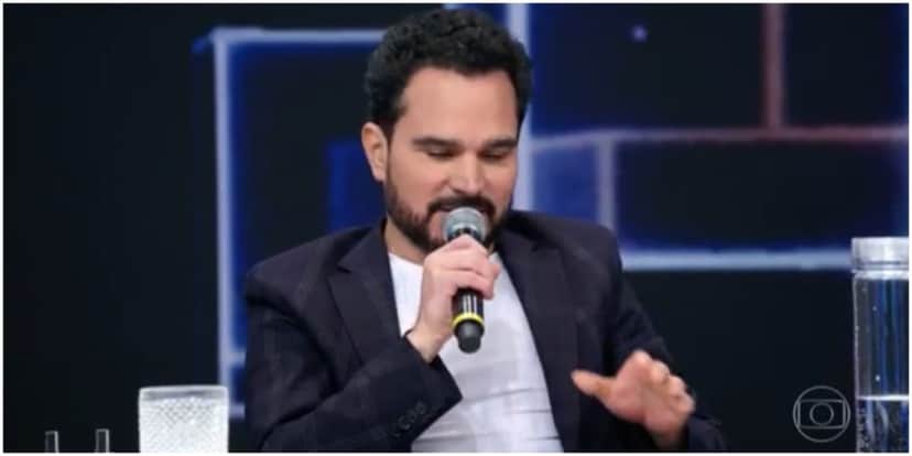 O cantor Luciano Camargo surpreendeu durante o Domingão do Faustão - Foto: Reprodução O cantor Luciano Camargo surpreendeu durante o Domingão do Faustão - Foto: Reprodução