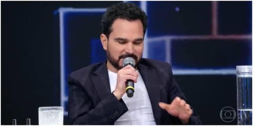 O cantor Luciano Camargo surpreendeu durante o Domingão do Faustão - Foto: Reprodução O cantor Luciano Camargo surpreendeu durante o Domingão do Faustão - Foto: Reprodução