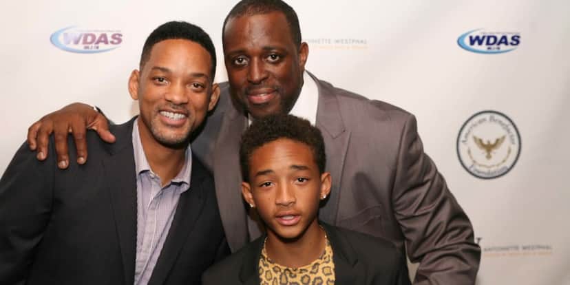 Will Smith, Charlie Mack e Jaden Smith (Foto: Reprodução)