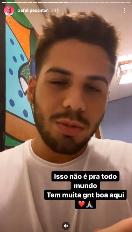 Zé Felipe fez desabafo após ser atacado (Foto: Reprodução) Zé Felipe fez desabafo após ser atacado (Foto: Reprodução)