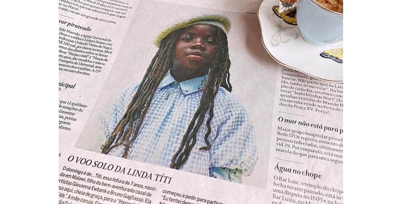 Titi, filha de Giovanna Ewbank e Bruno Gagliasso faz primeiro ensaio fotográfico (Foto: Reprodução/Instagram) Titi, filha de Giovanna Ewbank e Bruno Gagliasso faz primeiro ensaio fotográfico (Foto: Reprodução/Instagram)