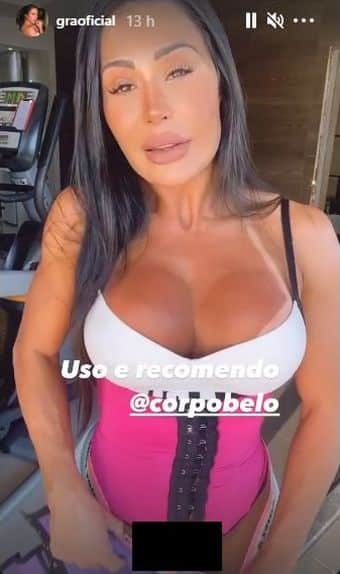 Gracyanne Barbosa mostrou demais em vídeo no Instagram (Foto: Reprodução) Gracyanne Barbosa mostrou demais em vídeo no Instagram (Foto: Reprodução)
