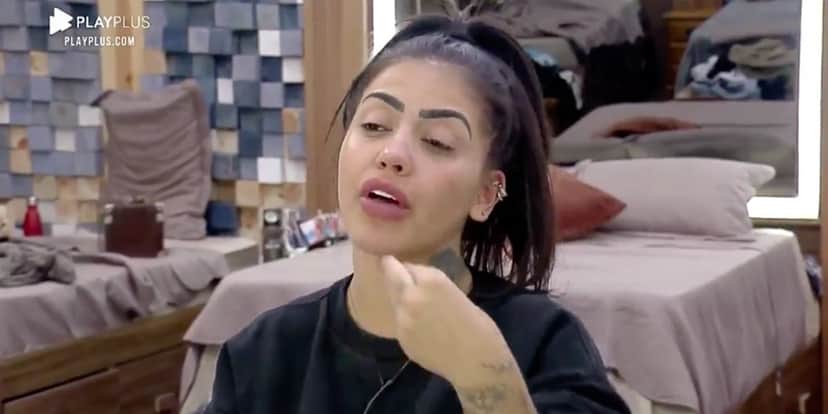 A Fazenda 12: Mirella não quer mais amizade com Biel (Foto: Reprodução) A Fazenda 12: Mirella não quer mais amizade com Biel (Foto: Reprodução)