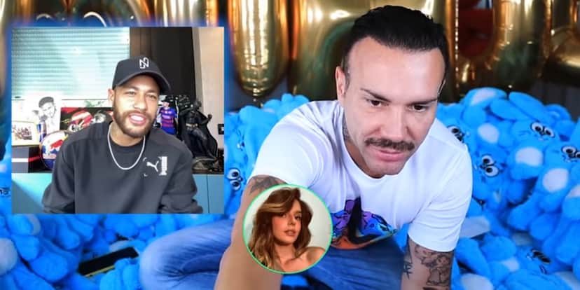 Neymar revela em brincadeira com Matheus Mazzafera que pega e sofre por Giovanna Lancellotti (Foto: Reprodução/YouTuber) Neymar revela em brincadeira com Matheus Mazzafera que pega e sofre por Giovanna Lancellotti (Foto: Reprodução/YouTuber)