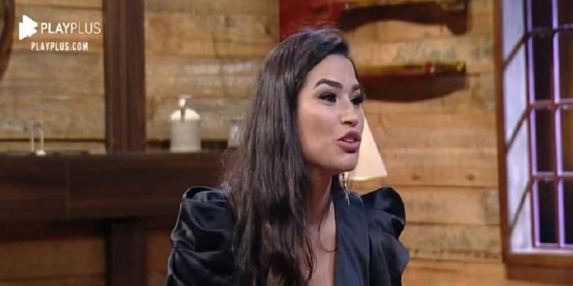 Raissa foi eliminada de A Fazenda 12 e falou sobe caso com namorado de Mirella (Foto: Reprodução) Raissa foi eliminada de A Fazenda 12 e falou sobe caso com namorado de Mirella (Foto: Reprodução)