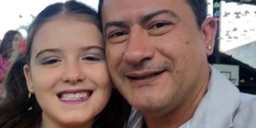 Morte: Tom Veiga ao lado de filha Alissa Veiga (Foto: Reprodução) Morte: Tom Veiga ao lado de filha Alissa Veiga (Foto: Reprodução)