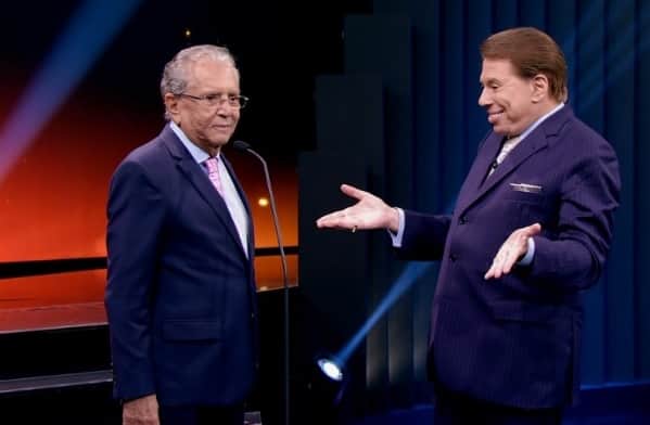 O apresentador e Silvio Santos (Foto: Reprodução) O apresentador e Silvio Santos (Foto: Reprodução)