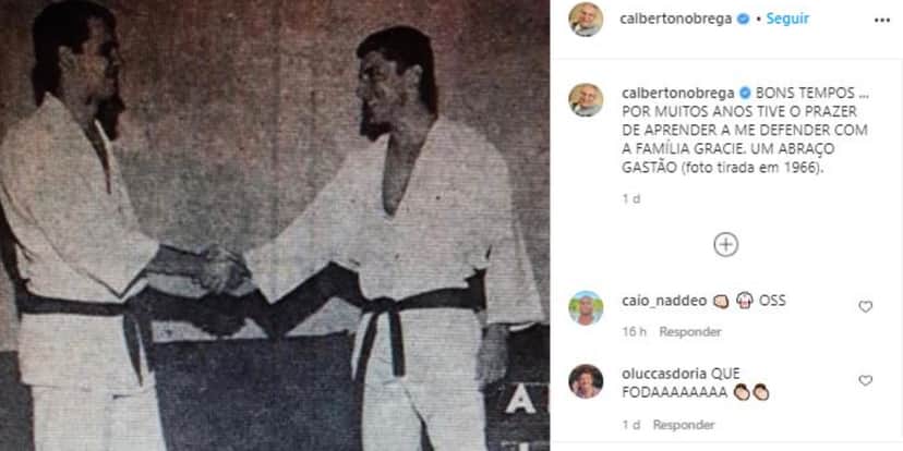 Carlos Alberto de Nóbrega fez postagem do passado (Foto: Reprodução/Instagram) Carlos Alberto de Nóbrega fez postagem do passado (Foto: Reprodução/Instagram)