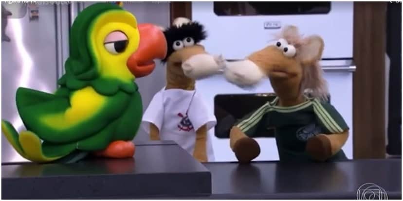 Os cavalinhos do Fantástico já visitaram Louro José na Globo - Foto: Reprodução Os cavalinhos do Fantástico já visitaram Louro José na Globo - Foto: Reprodução