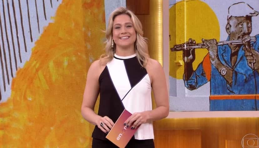 Fernanda Gentil no "Encontro" (Foto: Reprodução/TV Globo) Fernanda Gentil no "Encontro" (Foto: Reprodução/TV Globo)
