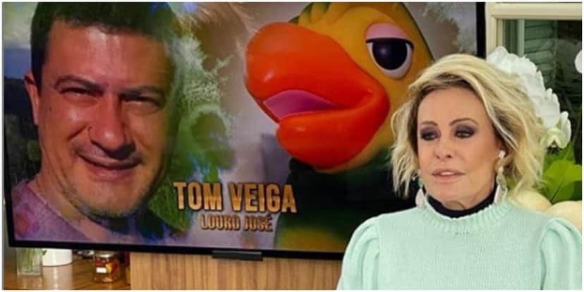 Ana Maria Braga fala ao Fantástico após morte de Tom Veiga (Foto: Reprodução) Ana Maria Braga fala ao Fantástico após morte de Tom Veiga (Foto: Reprodução)