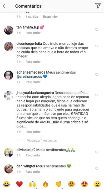 Além de mensagens carinhosas, eles também foram atacados com comentários maldosos (Foto: Reprodução) Além de mensagens carinhosas, eles também foram atacados com comentários maldosos (Foto: Reprodução)