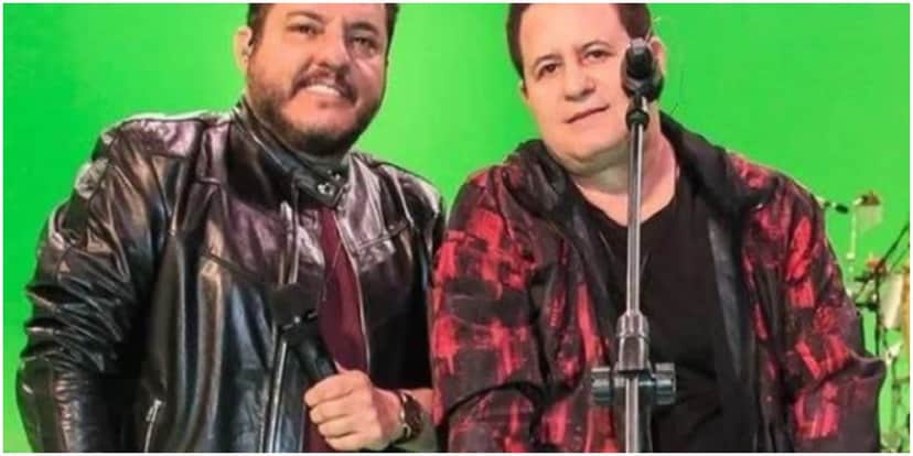Bruno e Marrone se desentenderam durante live (Foto: Reprodução) Bruno e Marrone se desentenderam durante live (Foto: Reprodução)