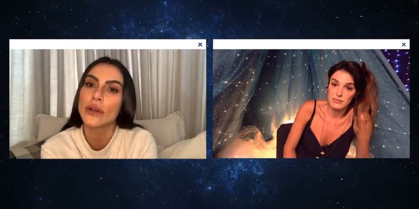 Cleo durante conversa com Rafa Brites (Foto: Reprodução/YouTube) Cleo durante conversa com Rafa Brites (Foto: Reprodução/YouTube)
