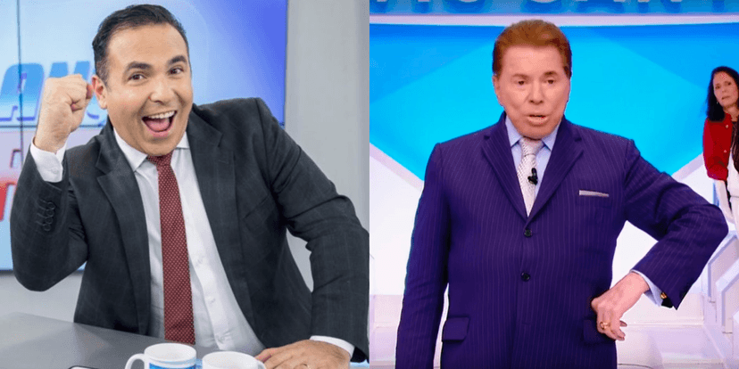 Reinaldo Gottino e Silvio Santos (Foto: Montagem/TVFoco) Reinaldo Gottino e Silvio Santos (Foto: Montagem/TVFoco)