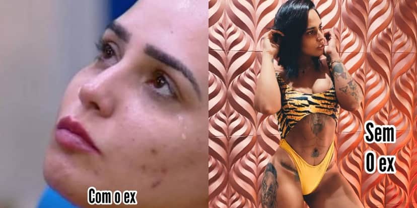 Cantora Perlla mostra antes e depois de ex em redes sociais (Foto: Reprodução/Instagram) Cantora Perlla mostra antes e depois de ex em redes sociais (Foto: Reprodução/Instagram)