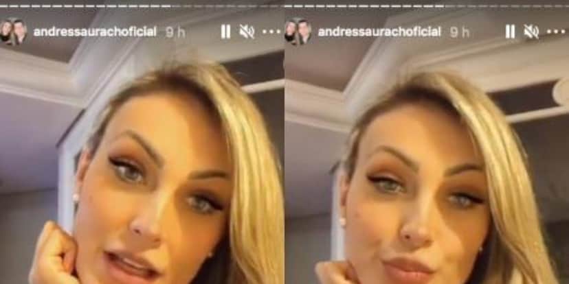 Andressa Urach rebatendo as críticas em seus Stories (Foto: Reprodução) Andressa Urach rebatendo as críticas em seus Stories (Foto: Reprodução)