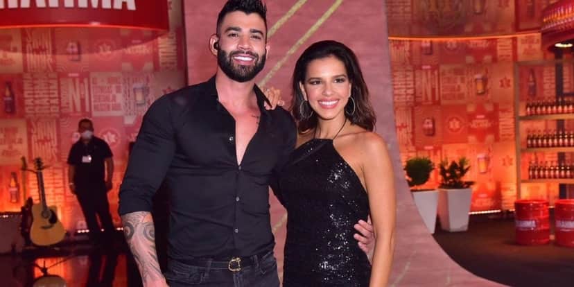 Gusttavo Lima e Mariana Rios (Foto: Leo Franco/AgNews)