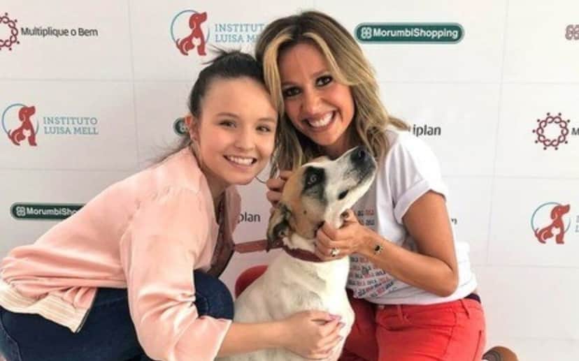 Larissa Manoela e Luisa Mell (Foto: Divulgação) Larissa Manoela e Luisa Mell (Foto: Divulgação)