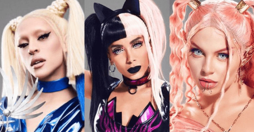 Pabllo Vittar, Anitta e Luísa Sonza em clipe novo: Modo Turbo (Foto: Reprodução) Pabllo Vittar, Anitta e Luísa Sonza em clipe novo: Modo Turbo (Foto: Reprodução)